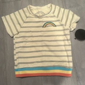 Tiny Whales Shirt with Rainbow - Size 3.  New with tags.